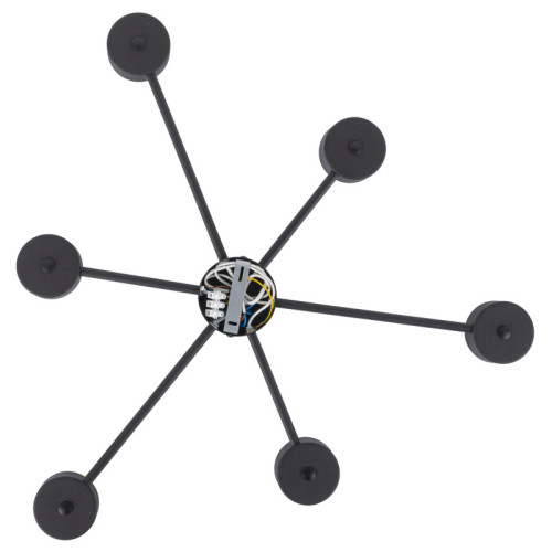 Потолочный светильник TK-Lighting avia black 6 4692 черный ( 4016897 )