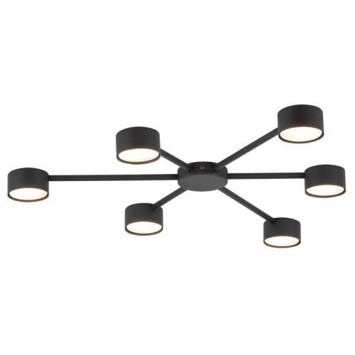 Потолочный светильник TK-Lighting avia black 6 4692 черный ( 4016897 )