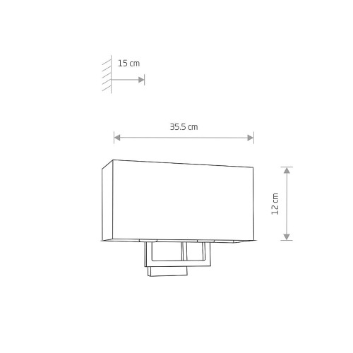 Бра Nowodvorski 4731 Hotel E27 2x60W IP20 Chrom ( 4010886 )