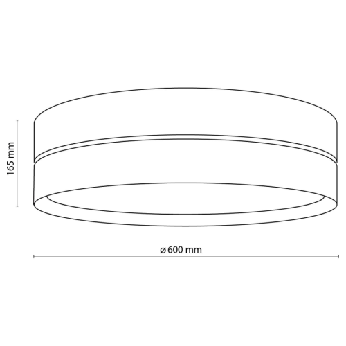 Потолочный светильник TK-Lighting hilton white/gold 600 4773 белый ( 4017175 )