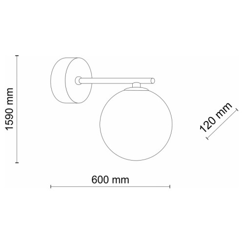 Бра TK-Lighting estera Черное бра 4777 ( 4017114 )