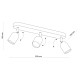 Спот TK-Lighting top black 3 4779 черный ( 4017549 )