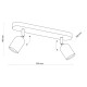 Спот TK-Lighting top black 2 4780 черный ( 4017547 )