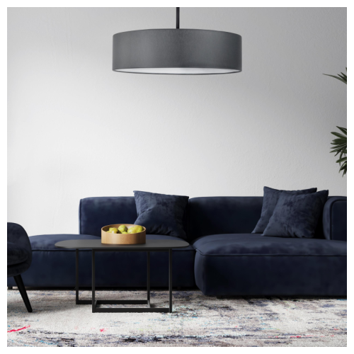 Люстра TK-Lighting rondo Графіт 600 4858 ( 4017420 )