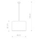 Люстра Nowodvorski 4961 Alice E27 1x60W IP20 Bl ( 4011223 )