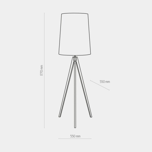 Торшер TK-Lighting walz white 5047 білий ( 4017648 )