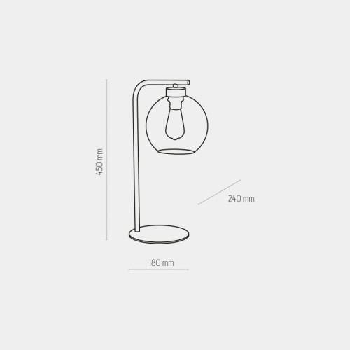 Настільна лампа TK-Lighting cubus graphite 5102 ( 4017017 )