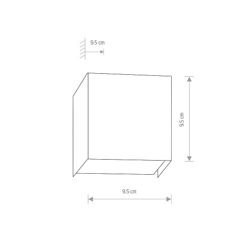 Світильник Nowodvorski 5266 Cube G9 1x35W IP20 Wh ( 4011637 )