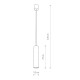 Подвесной светильник Nowodvorski 5398 Eye GU10 1x10W IP20 Gr ( 4011238 )