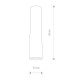 Точковий світильник Nowodvorski 5463 Eye GU10 1x35W IP20 Wh ( 4012008 )