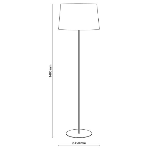 Торшер TK-Lighting maja black/white 5547 білий ( 4017258 )