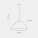 Люстра подвесная TK-Lighting faro new Черный 1 6006 ( 4017139 )
