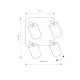 Спот Nowodvorski 6022 Eye spot GU10 4x10W IP20 Bl ( 4011817 )