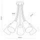 Люстра TK-Lighting wire kids new 5 6025 ( 4017665 )