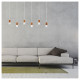 Люстра подвесная TK-Lighting elit white/wood 6 6308 белый ( 4017098 )