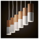 Люстра подвесная TK-Lighting elit white/wood 6 6308 белый ( 4017098 )