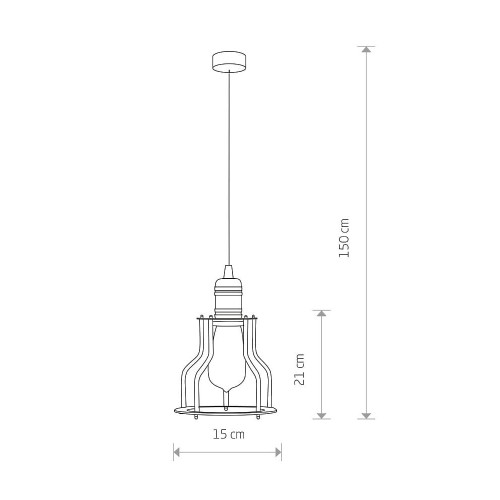 Подвесной светильник Nowodvorski 6336 Workshop E27 1x60W IP20 Bl ( 4011254 )