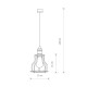 Подвесной светильник Nowodvorski 6336 Workshop E27 1x60W IP20 Bl ( 4011254 )