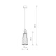 Подвесной светильник Nowodvorski 6337 Workshop E27 1x60W IP20 Bl ( 4011255 )