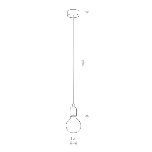 Підвісний світильник Nowodvorski 6403 Silicone E27 1x60W IP20 Wh ( 4011260 )