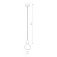 Підвісний світильник Nowodvorski 6403 Silicone E27 1x60W IP20 Wh ( 4011260 )