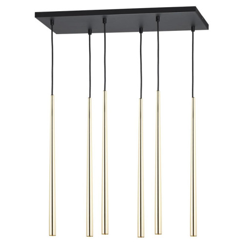 Люстра підвісна TK-Lighting piano 6 Золото 6420 ( 4017357 )