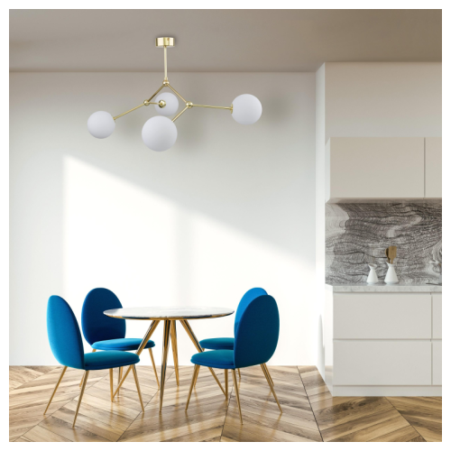 Люстра TK-Lighting fairy Золотий 4 6470 ( 4017127 )
