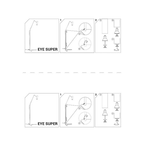 Торшер Nowodvorski 6493 Eye super GU10 1x10W IP20 Wh ( 4011973 )