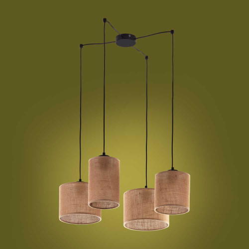 Люстра подвесная TK-Lighting juta 4 6585 ( 4017184 )