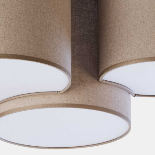 Люстра стельова TK-Lighting mona nature 3 6591 ( 4017304 )