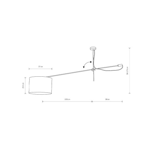 Люстра Nowodvorski 6641 Viper E27 1x60W IP20 Bl ( 4011276 )