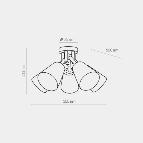 Люстра TK-Lighting vaio white 666 белый ( 4017631 )