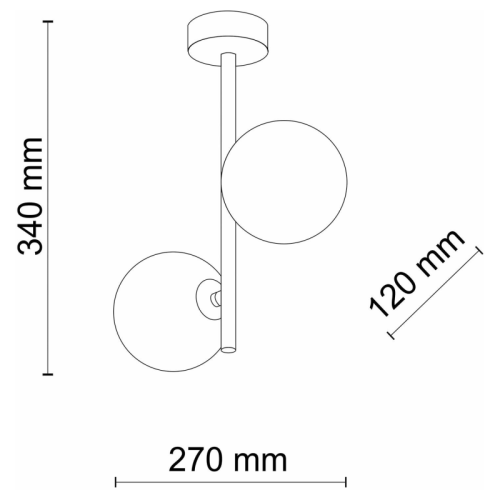 Люстра TK-Lighting estera Чорний 2 6706 ( 4017115 )