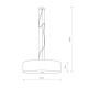 Люстра Nowodvorski 6774 Viviane E27 3x60W IP20 Bl ( 4011281 )