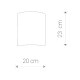 Бра Nowodvorski 6812 Alice E27 1x60W IP20 Wh ( 4010902 )