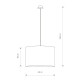 Подвесной светильник Nowodvorski 6816 Alice E27 1x60W IP20 Bl ( 4011288 )