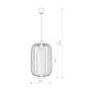 Подвесной светильник Nowodvorski 6844 Cage GU10 1x35W IP20 Bl ( 4011292 )