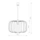 Подвесной светильник Nowodvorski 6941 Allan GU10 1x35W IP20 Bl ( 4011298 )