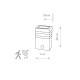 Світильник вуличний Nowodvorski 7017 Rio E27 1x40W IP54 Bl ( 4011054 )
