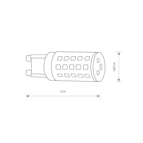 Лампа Nowodvorski 7504 Bulb G9 1x4W 4000K 380Lm Wh ( 4011176 )