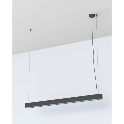 Підвісний світильник Nowodvorski 7525 Soft led T8LED 1x22W 3000K 3200Lm IP20 Gr ( 4011302 )
