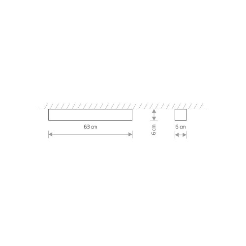 Світильник Nowodvorski 7527 Soft led T8LED 1x11W 3000K 1700Lm IP20 Gr ( 4011650 )