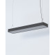 Підвісний світильник Nowodvorski 7532 Soft led T8LED 2x16W 3000K 4600Lm IP20 Gr ( 4011303 )