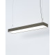 Підвісний світильник Nowodvorski 7532 Soft led T8LED 2x16W 3000K 4600Lm IP20 Gr ( 4011303 )