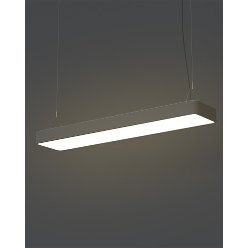 Підвісний світильник Nowodvorski 7532 Soft led T8LED 2x16W 3000K 4600Lm IP20 Gr ( 4011303 )