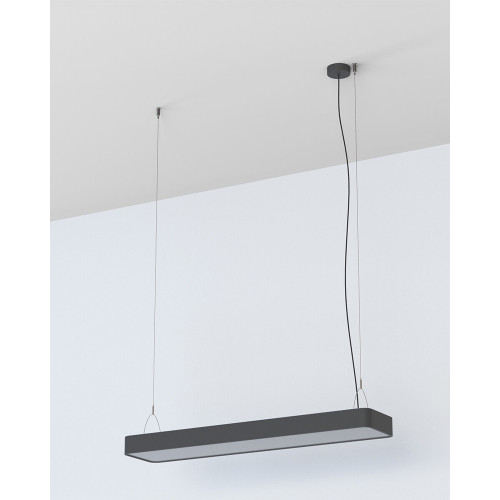 Підвісний світильник Nowodvorski 7532 Soft led T8LED 2x16W 3000K 4600Lm IP20 Gr ( 4011303 )