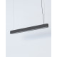 Підвісний світильник Nowodvorski 7535 Soft led T8LED 1x16W 3000K 2300Lm IP20 Gr ( 4011304 )