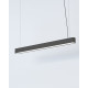 Підвісний світильник Nowodvorski 7535 Soft led T8LED 1x16W 3000K 2300Lm IP20 Gr ( 4011304 )