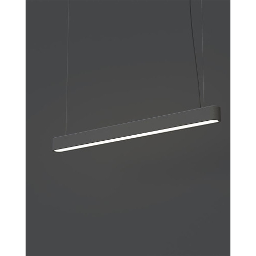 Підвісний світильник Nowodvorski 7535 Soft led T8LED 1x16W 3000K 2300Lm IP20 Gr ( 4011304 )