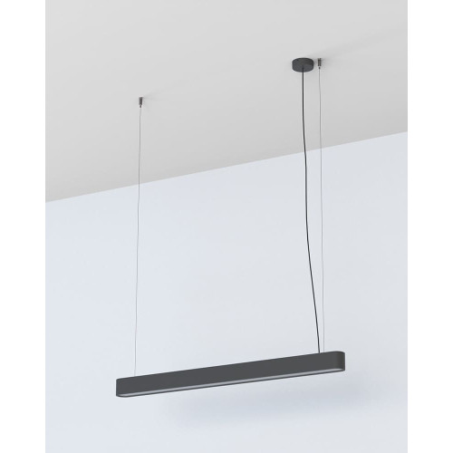 Підвісний світильник Nowodvorski 7535 Soft led T8LED 1x16W 3000K 2300Lm IP20 Gr ( 4011304 )